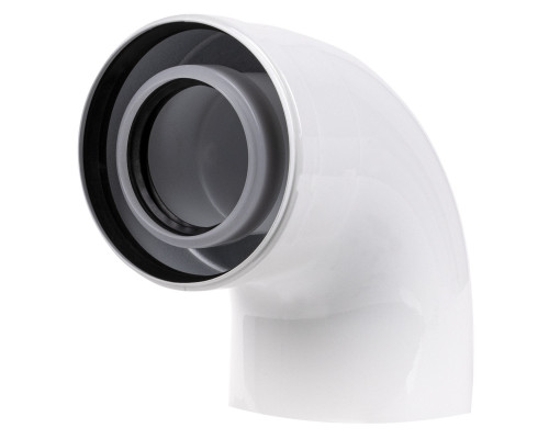 Колено для конденсационных котлов Royal Thermo диам. 60/100L MF 90гр